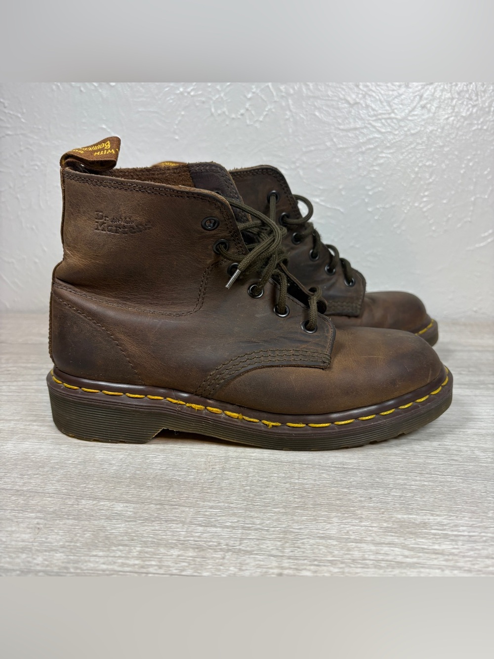 VTG 90s Dr Martens Womens Ankle Boots UK Sz 4 1990s Doc 8175 AirWair Vintage